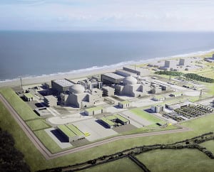 Hinkley Point C CGI view