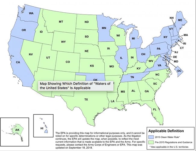 Amid Broad Legal Challenges, EPA Proposes Narrower Definition of WOTUS
