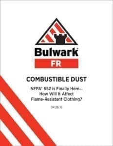 Cover from BUL_Whitepaper_CombustibleDust-R1