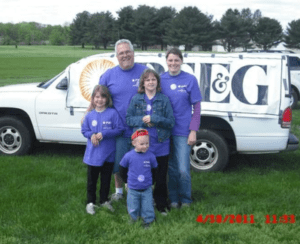 3 - Przemelewski Lenard Przemelewski Jr and Marissa Przemelewski family at the march of dimes walk