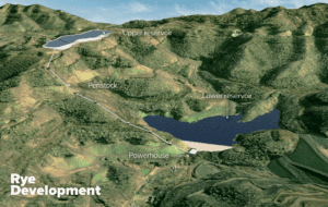 Lewis Ridge Pumped Storage Project Rendering