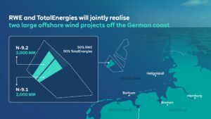Map_RWE to realise 4 GW offshore wind with TotalEnergies
