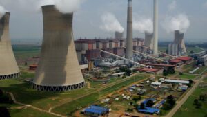 Eskom’s 3.6-GW coal-fired Matla Power Station’s six 600-MW units in Mpumalanga near Kriel, South Africa, were built between 1979 and 1983. The plant features a concrete boiler house structure, an innovative choice driven by a global steel shortage during construction. Coal is primarily supplied via conveyor from the nearby Exxaro colliery, with supplemental trucked coal. The station has undergone partial upgrades but missed a critical mid-life rehabilitation. Today, Matla remains vital to South Africa's power grid despite operational and maintenance challenges. Courtesy: Eskom